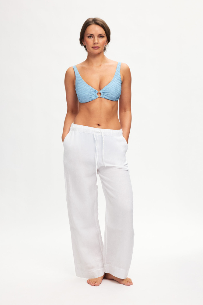 LOOSE BEACH TROUSERS LINEN