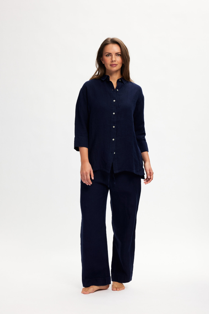 LOOSE BEACH SHIRT LINEN